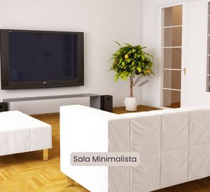 Sala minimalista