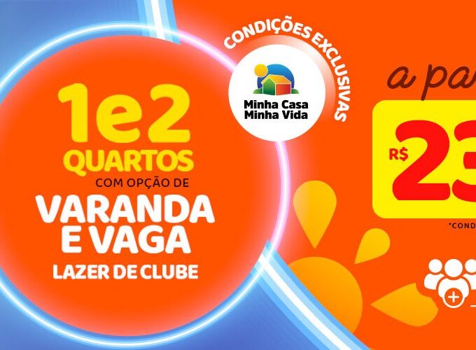 Fachada do Vibra Vista Butantã, apartamentos de 1 e 2 quartos com varanda no Butantã, Zona Oeste de São Paulo