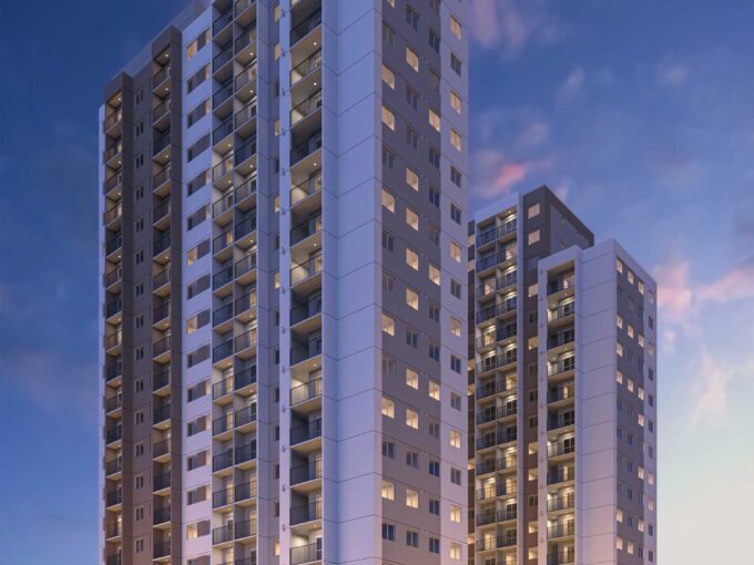 Fachada Vibra Vista Butantã apartamento na planta Butantã São Paulo